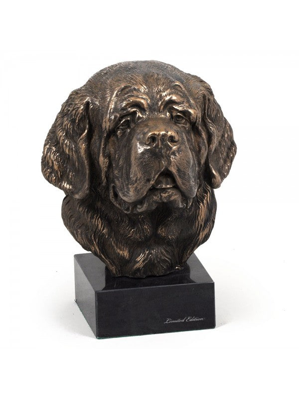 Sankt bernhardshund-figurin brons