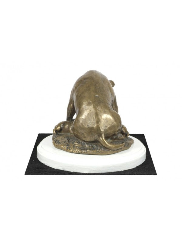 Staffordshire bullterrier-statyett brons