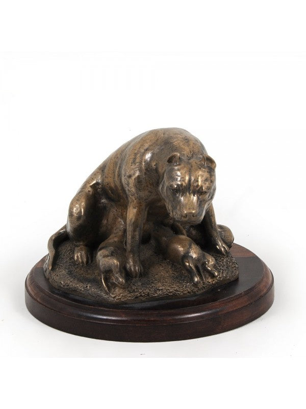 Staffordshire bullterrier-statyett brons