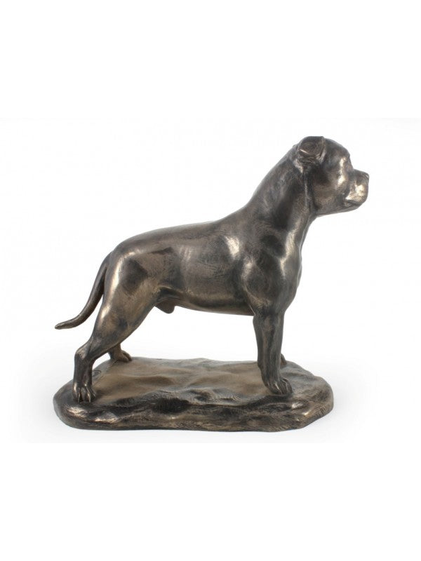 Staffordshire bullterrier-statyett brons