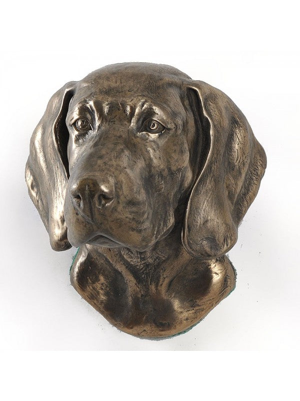 Weimaraner-figurin brons
