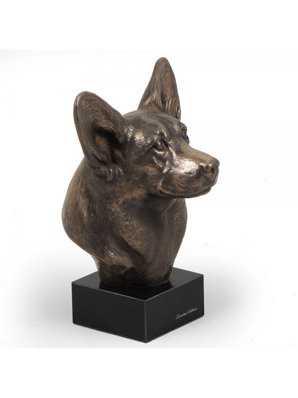 Welsh corgi pembroke-figurin brons