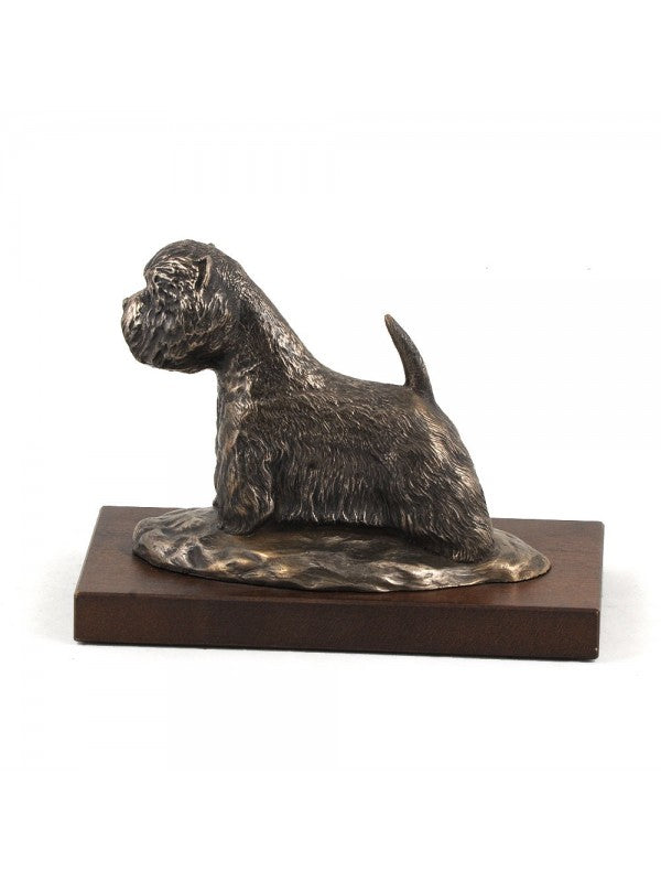 West Highland White Terrier-statyett brons