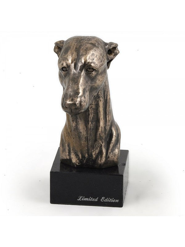 Whippet-figurin brons